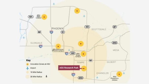 Maps  Tech Parks Arizona